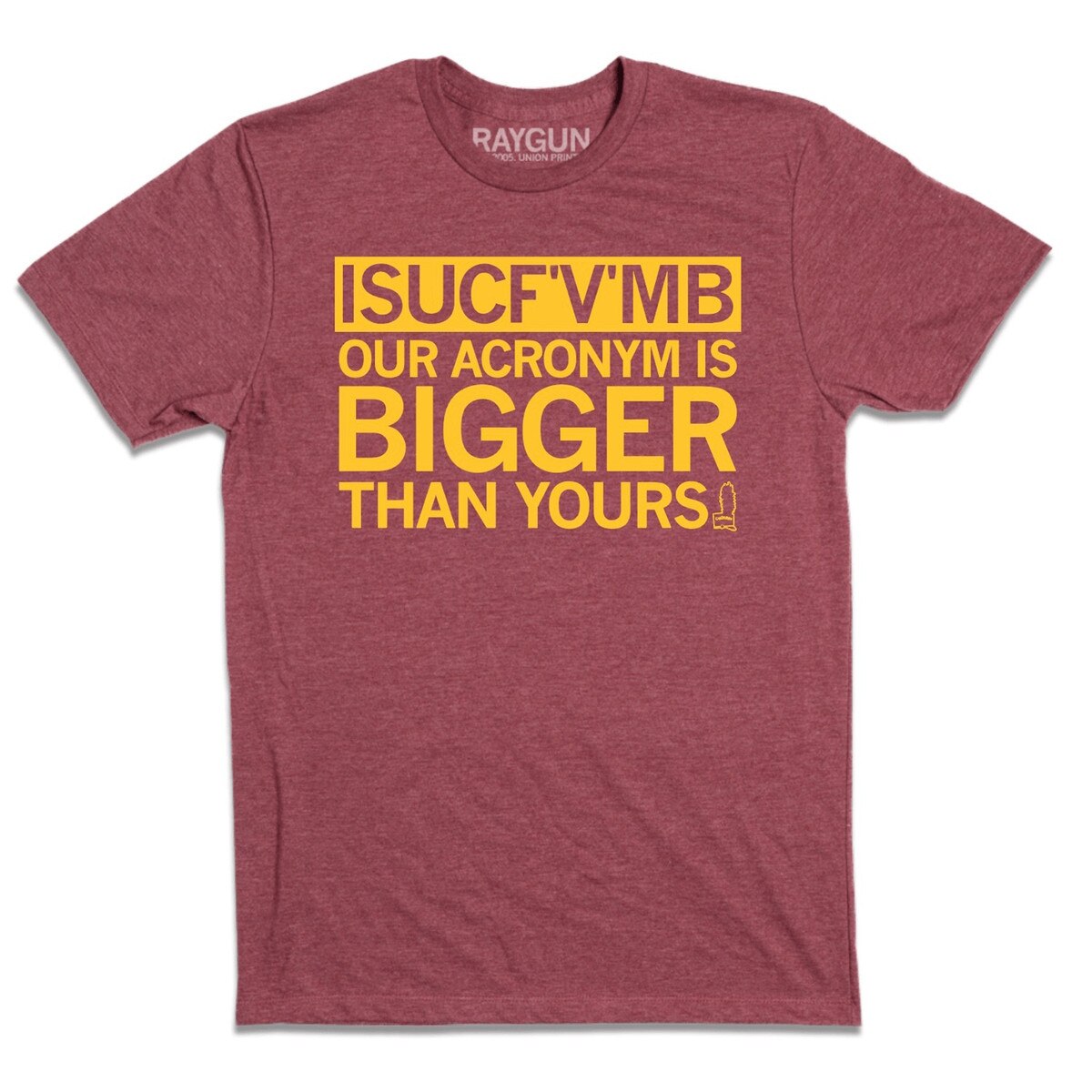 Raygun Marching Band Shako Cardinal Acronym Short Sleeve T-Shirt